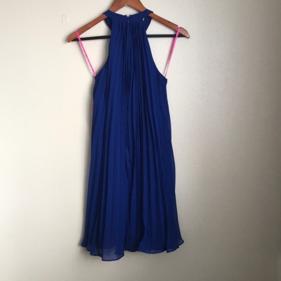 Betsey Johnson Royal Chiffon Dress - Picture 5 of 7